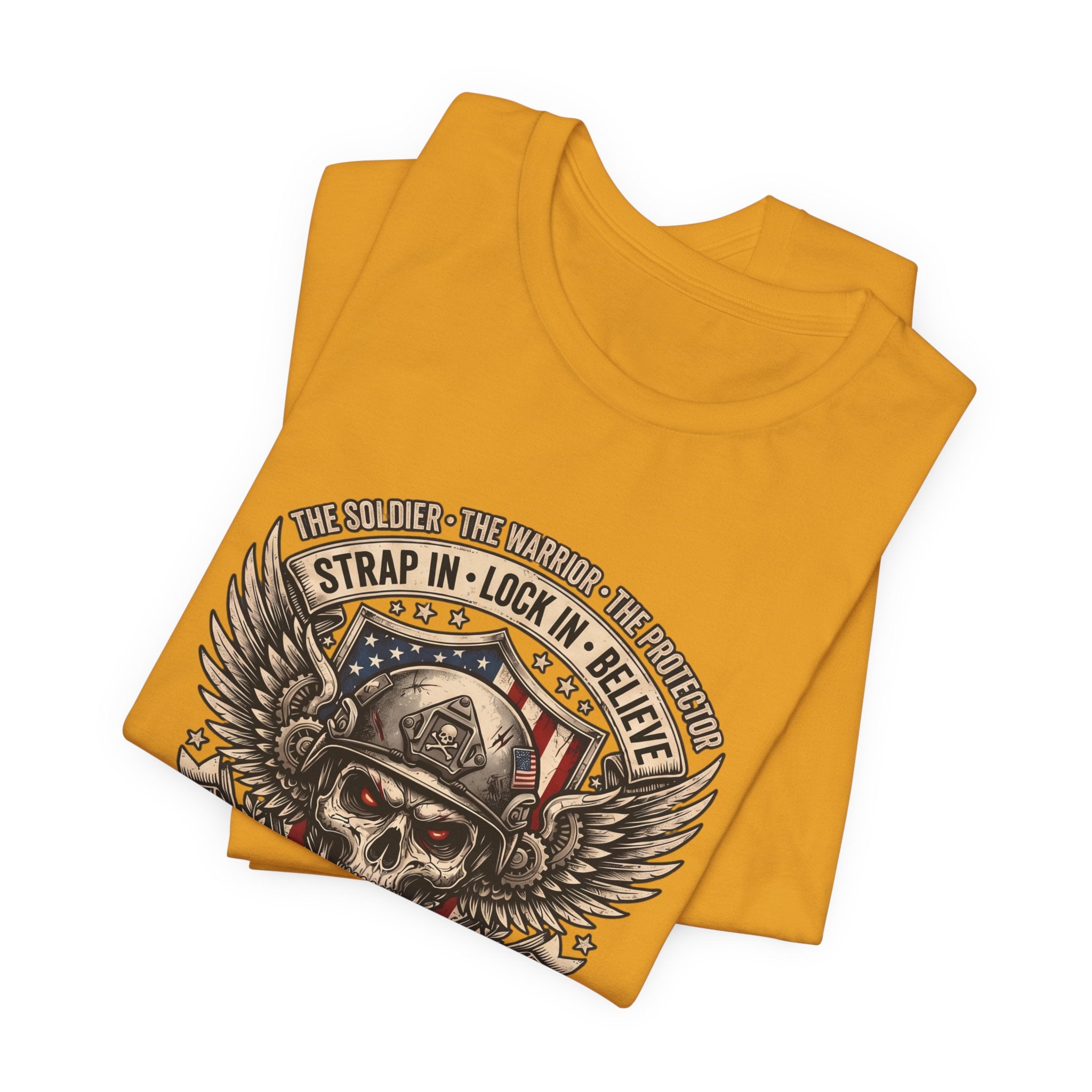 Skull & Wings Freedom Tee – "Forge Ahead As One" Military Tribute T-Shirt