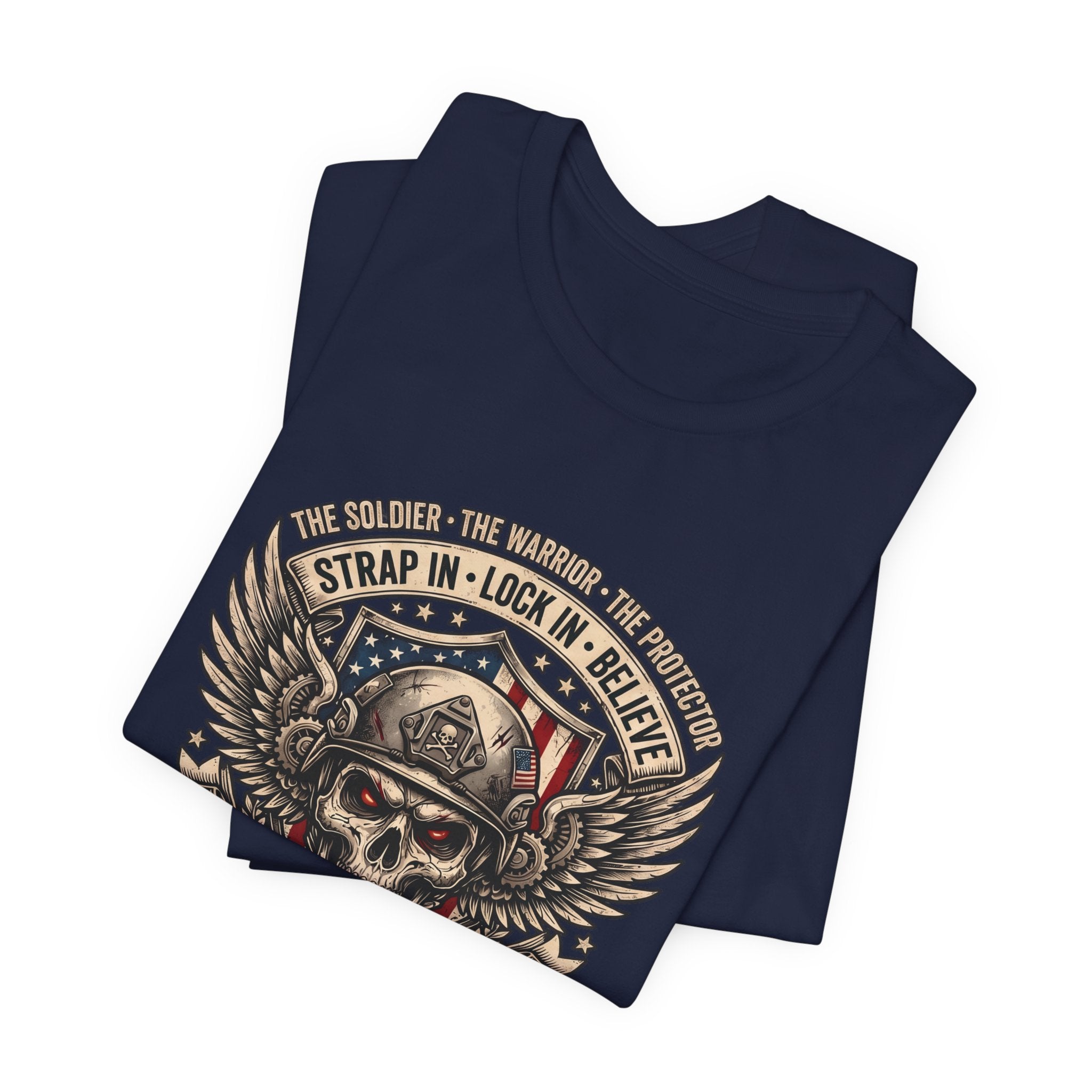 Skull & Wings Freedom Tee – "Forge Ahead As One" Military Tribute T-Shirt