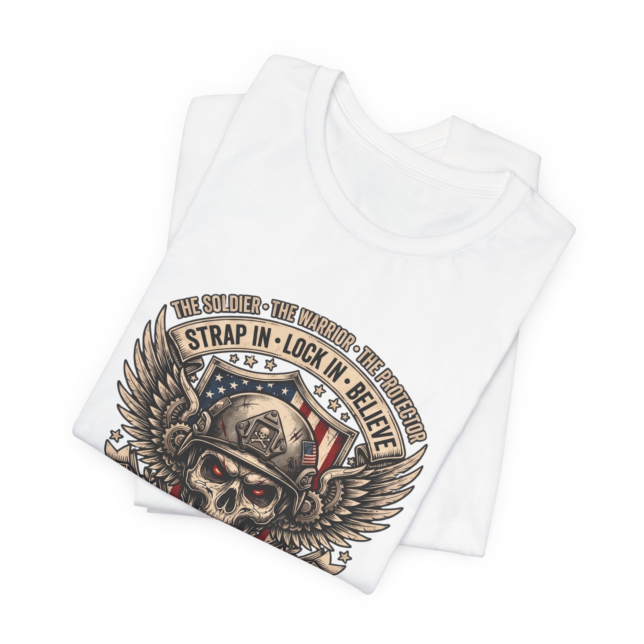 Skull & Wings Freedom Tee – "Forge Ahead As One" Military Tribute T-Shirt