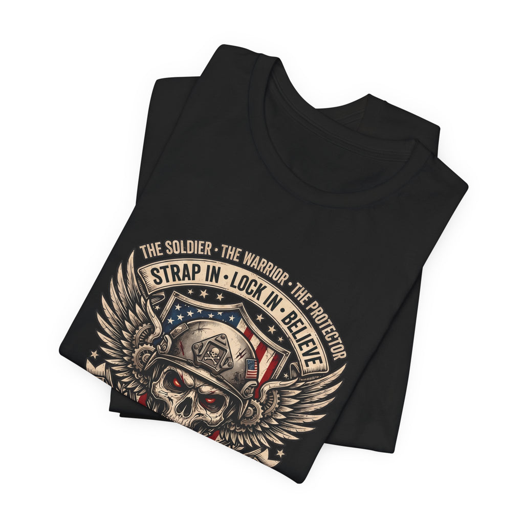 Skull & Wings Freedom Tee – "Forge Ahead As One" Military Tribute T-Shirt