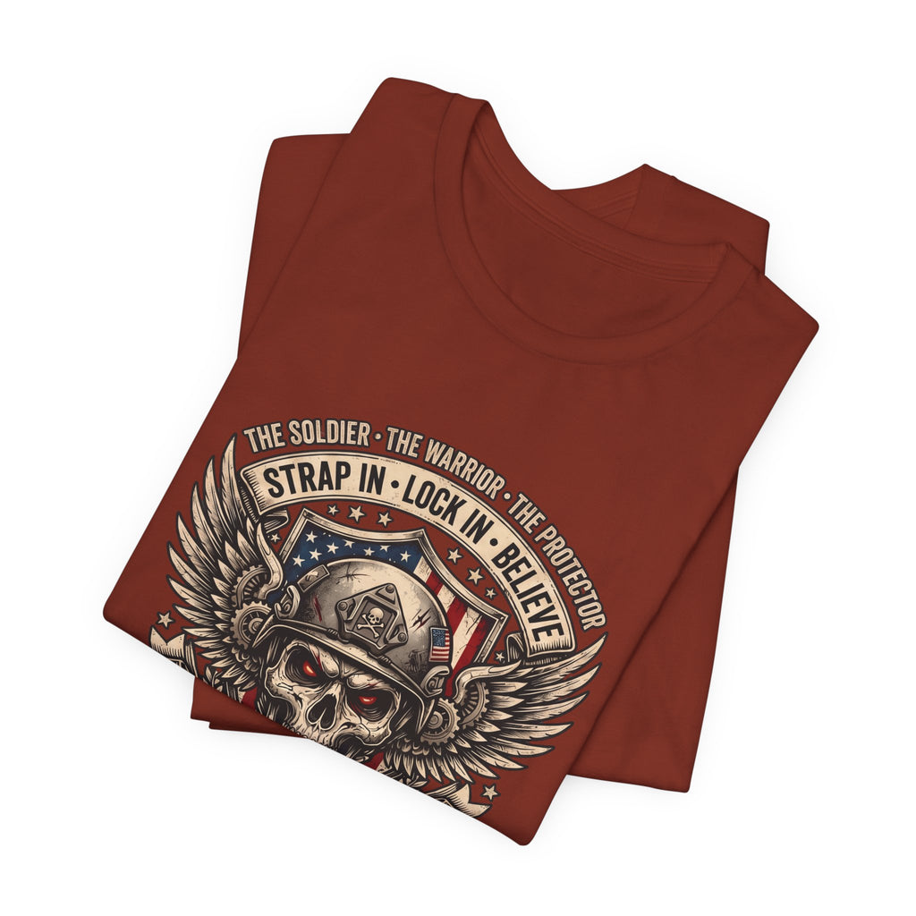 Skull & Wings Freedom Tee – "Forge Ahead As One" Military Tribute T-Shirt