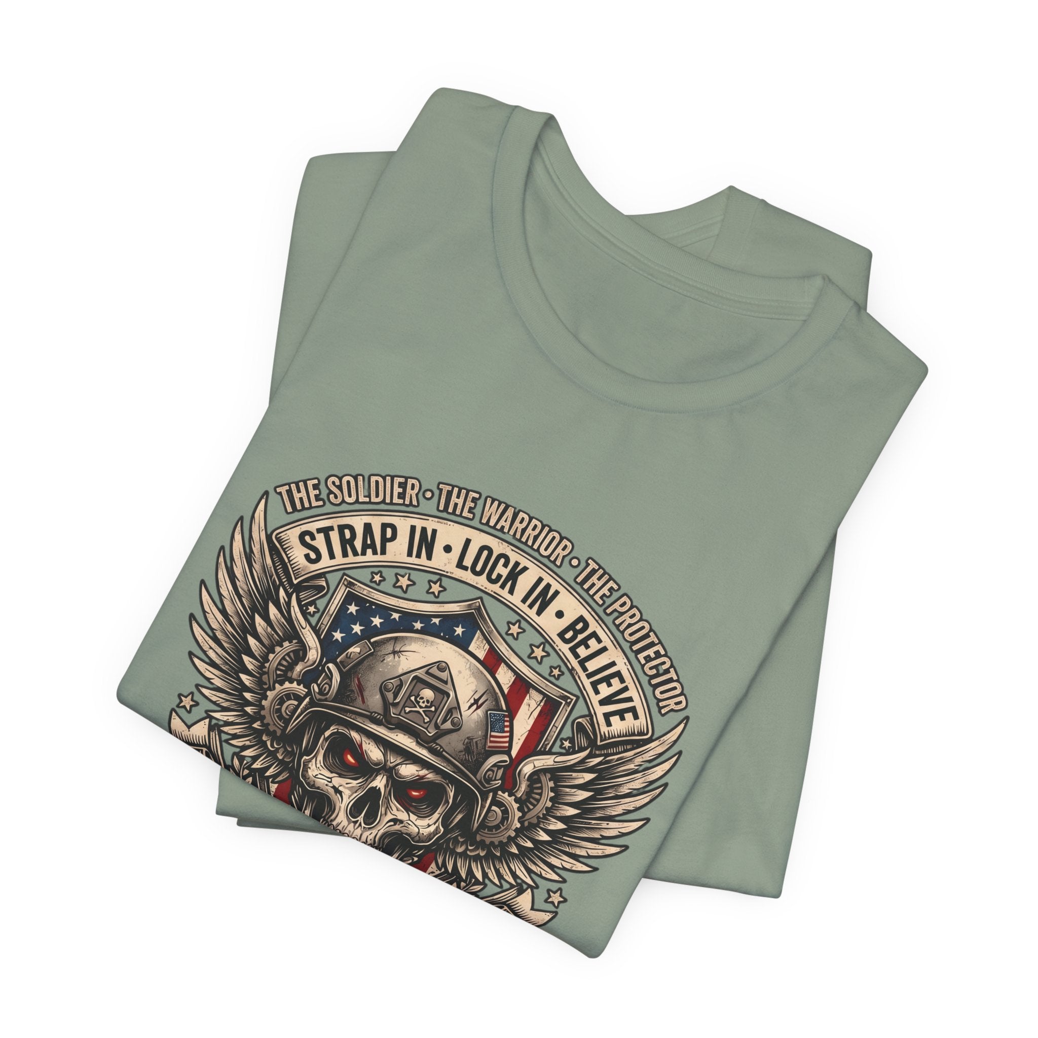 Skull & Wings Freedom Tee – "Forge Ahead As One" Military Tribute T-Shirt