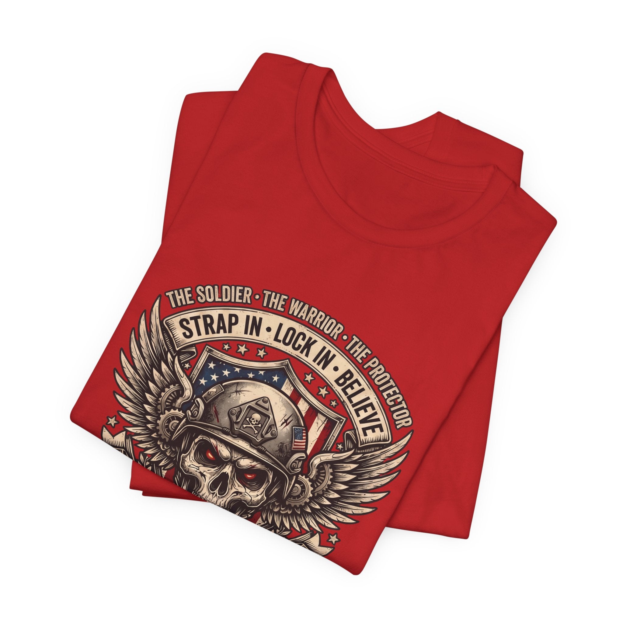 Skull & Wings Freedom Tee – "Forge Ahead As One" Military Tribute T-Shirt